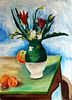 Cezanne - Wazon tulipanw